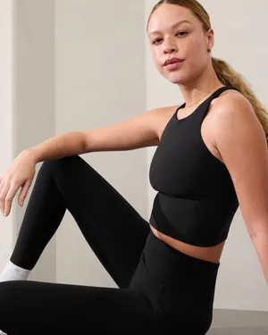 Black Sports Bra Top thumbnail 1