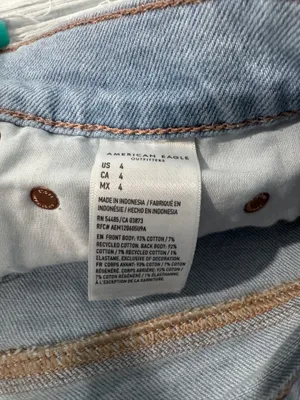 American Eagle Strigid Jean Shorts thumbnail 5