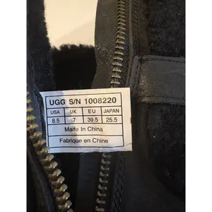 Ugg Blayre II Shearling Cuff Bootie Black Suede Size 8.5 thumbnail 6