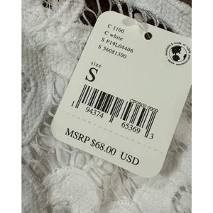 NWT Free‎ People Adella Lace Cami women's sz S white thumbnail 7