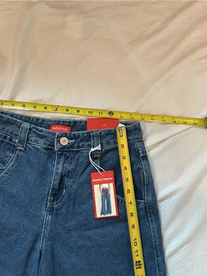 High-Rise Wide Leg Jeans in Dark Indigo thumbnail 3