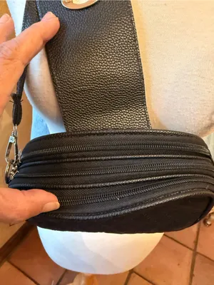 Quilted Crossbody Bag Black thumbnail 4