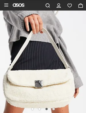ASOS New Teddy Bag With Pockets And Magnetic Close thumbnail 3