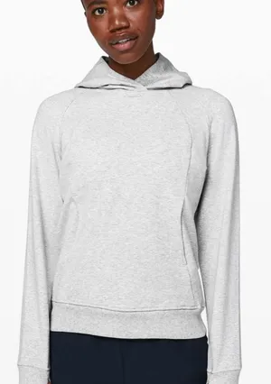 lululemon scuba athletica Light Gray Women's Hoodie 4 thumbnail 1