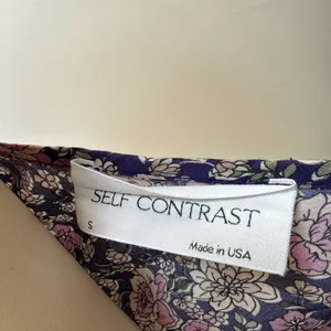 Anthropologie Self Contrast Kyra Peasant‎ Dress Size S Floral Tiered Maxi Puff thumbnail 6