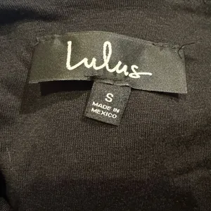 NWT Lulus Long Sleeve Open‎ Back Bodycon Mini Dress in Black Size Small thumbnail 4