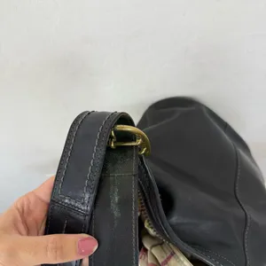 Coach Vintage Bleecker Tattersall Duffle Bucket Bag 11422 Black thumbnail 11