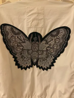 Zadig & Voltaire  white butterfly jacket thumbnail 9
