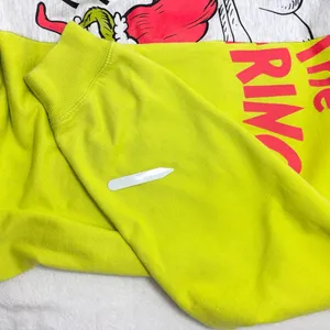 Dr. Seuss Grinch Christmas Sweatshirt Green and Gray‎ Size XXL thumbnail 10