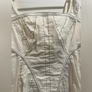 By Anthropologie Sleeveless Square-Neck Twofer Midi‎ Dress Size MP thumbnail 11