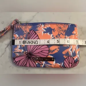 New Betsey Johnson Butterfly Quilted Backpack with Wristlet Set thumbnail 2