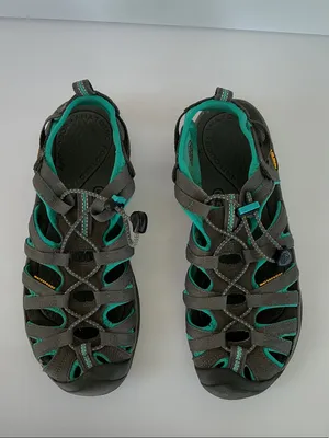 Keen Women's Gray and Teal Sport Sandals thumbnail 8