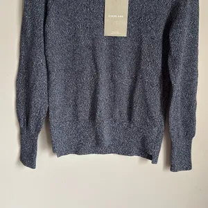 NEW Everlane Soft Cotton Crew Sweater Blue Size XS thumbnail 7