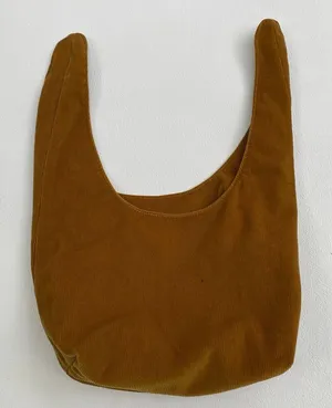 MERIT Beauty Signature Bag Camel Corduroy Knot Bag Slouchy Hobo Tote Minimalist thumbnail 1