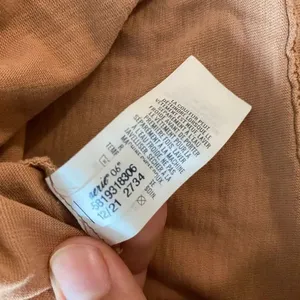 Aerie Oversized V Neck Tee Medium Brown Casual Basic Minimalist thumbnail 7