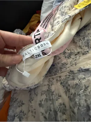 Nwt Baltic born Ardley Maxi Dress | Cream + Blue floral embroidered $148 fall thumbnail 9