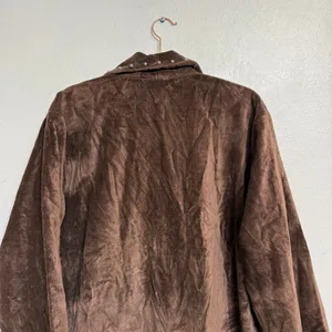 Don't Mess With Texas Brown Vintage Western Jacket Sz XL thumbnail 7