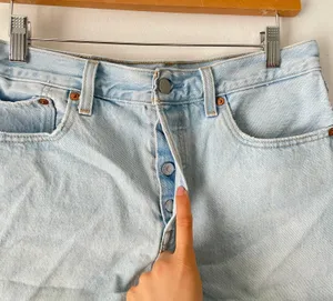 Light Wash Wedgie Shorts thumbnail 5