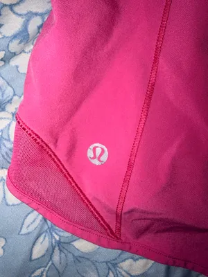 Pink Hotty Hot Lululemon Shorts 4" thumbnail 3