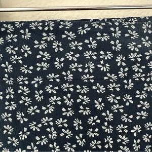 Brandy Melville Navy Floral Wrap Skirt thumbnail 2