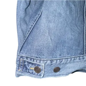 Able The Merly Jean Jacket Women's 2X‎ Medium Wash Distressed Luxury Utility thumbnail 6
