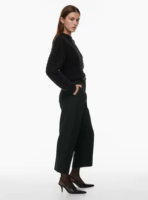 Aritzia Wilfred The Effortless Pant™ Cropped Cropped high-waisted wide-leg pants thumbnail 2