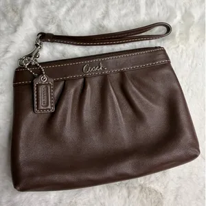 COACH Brown Wristlet thumbnail 1