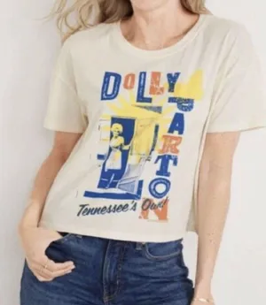 Old Navy Dolly Parton  Cropped Tee Sz L thumbnail 1