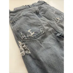 Agolde Women's 90's Mid Rise Distressed Jeans Light Blue Button Fly Size 24 thumbnail 13