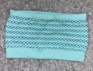 Aerie blue tube top with pattern thumbnail 1