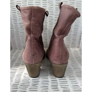 Lavorazione Artigiana for Sundance Italian Leather Slouchy Boots Mauve 39 8.5 thumbnail 7