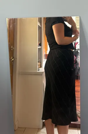 New York & Company Skirt Black thumbnail 3