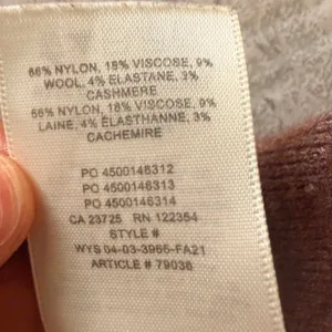Wilfred Sicily Merino Wool Cashmere Bustier Sweater Tank Top Coquette Luxe Sz XS thumbnail 5