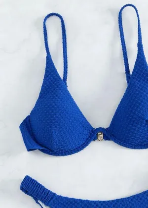 SheIn blue swimsuit set thumbnail 3