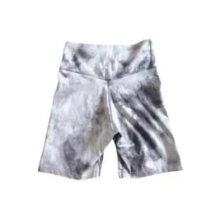 Nike Dri‎ Fit Athletic Bike Short Size XS With A Gray And White Tie Dye Pattern. thumbnail 2