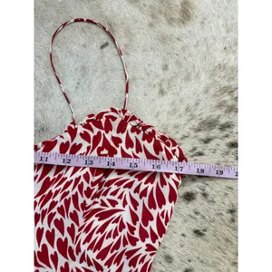 Reformation Enya‎ dress Love Heart Print Midi Size 10 thumbnail 9