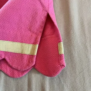 Lilly Pulitzer Stretch Mini Skirt Pink - size 6 Vintage Scalloped W Green Trim thumbnail 4