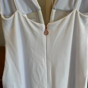Nookie Sade Mesh Gown White Size Medium $319 Retail thumbnail 7