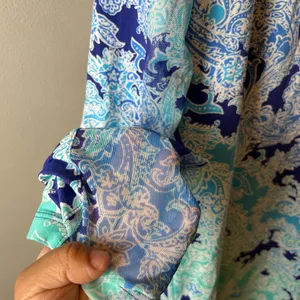 Ibkul Long Sleeve Crew Neck Dress Pascha Navy Seafoam Size XL UPF‎ 50+ Golf thumbnail 5