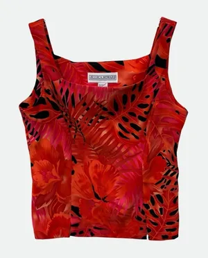 Jessica Howard Floral Sleeveless Top Size 10 thumbnail 1