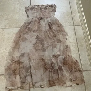 Women's Storia Strapless Floral Tulle Dress-Size Small - NO STRAPS INCLUDED thumbnail 2