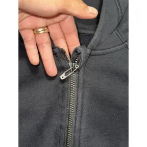 Lululemon Black Full Zip Balloon Sleeve Hooded Sweater Jacket 6 thumbnail 4