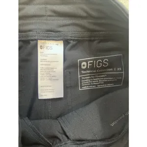 FIGS YOLA‎ Scrub Pants Women's XS Black Straight Leg Technical Collection thumbnail 11