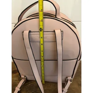 Calpak Blush Pink Faux Leather Backpack Strappy‎ Stitch Detail Gold Hardware NEW thumbnail 10