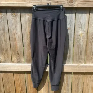 Old Navy Active Powersoft High Rise Joggers Black Go-Dry Leggings Medium thumbnail 3