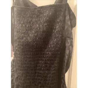 Wild Fable Womens Black Leopard Satin Sleeveless with Ruched Bodycon Dress Sz XL thumbnail 9
