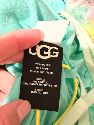 Ugg Clove Faux Fur Jacket lemon lime Aura oversized è thumbnail 9