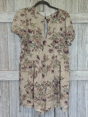 American Eagle Floral Romper Beautiful Print XXL thumbnail 8