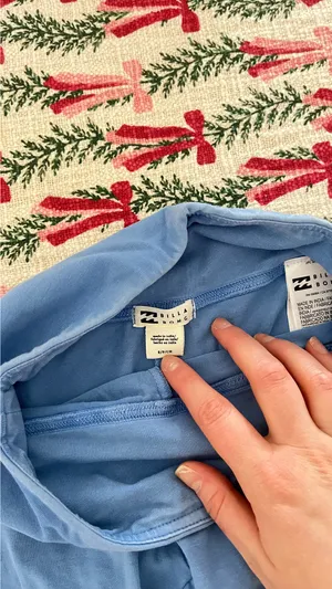 Billabong Blue Biker Shorts thumbnail 2