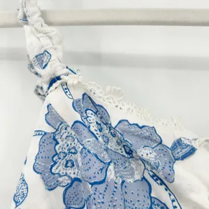 Urban Outfitters Womens Goodie Lace Up Tropical Floral Bustier‎ Crop Top Size M thumbnail 3